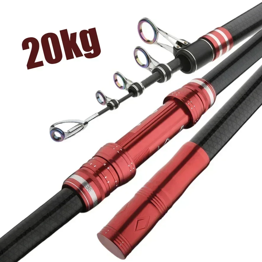 Fishing Rod Surf - 2,7m 3,6m 3,9m 4,5m Teleskop-Angelrute Schwere