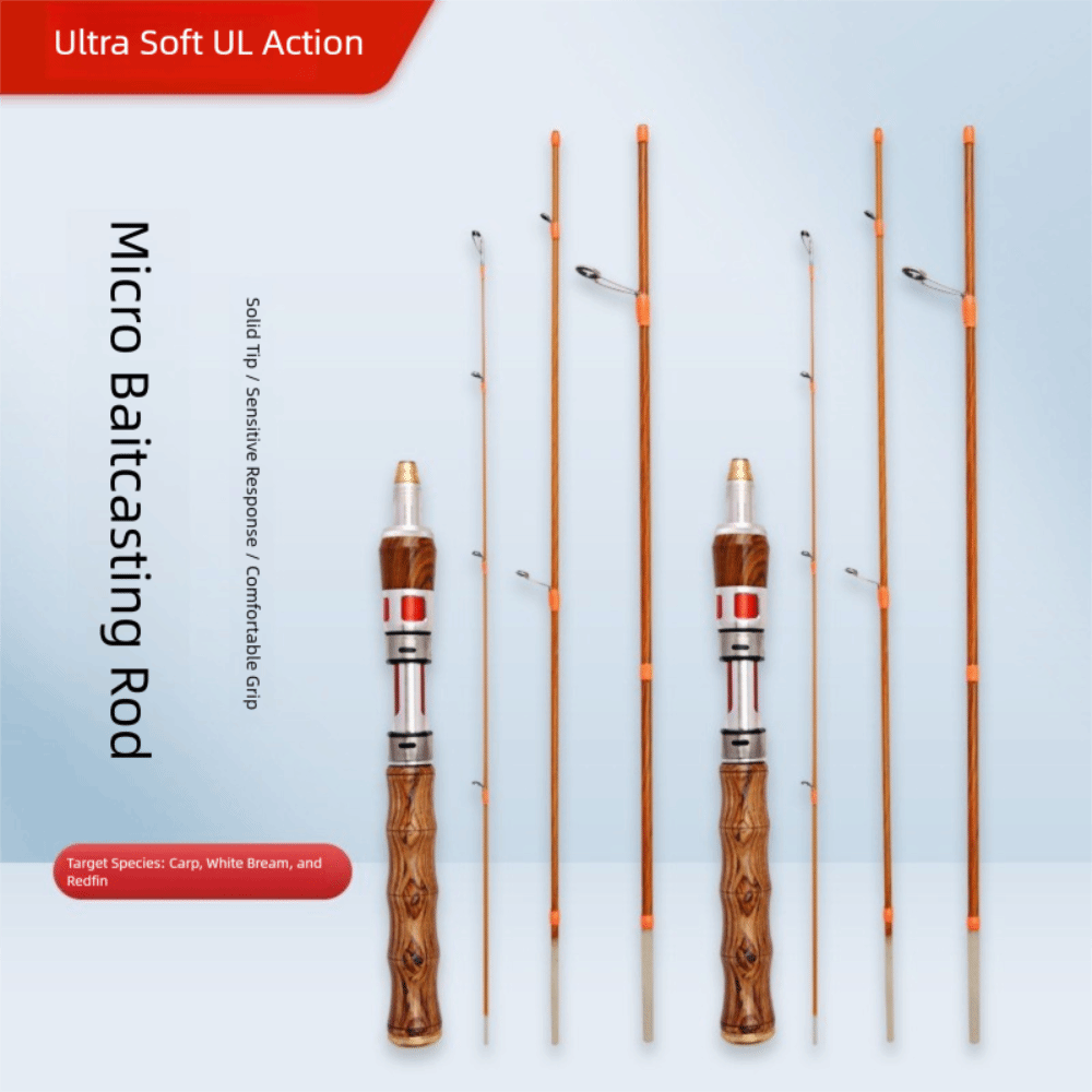 Fishing Rod Carbon Fiber - 2025 4 Abschnitte Spinning Angelrute Spinning