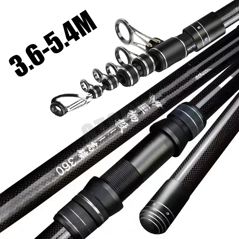 Fishing Rod Surf - 3,6m 4,5m 5,0m 5,4m Teleskop-Angelrute Weitwurf-Spinnrute