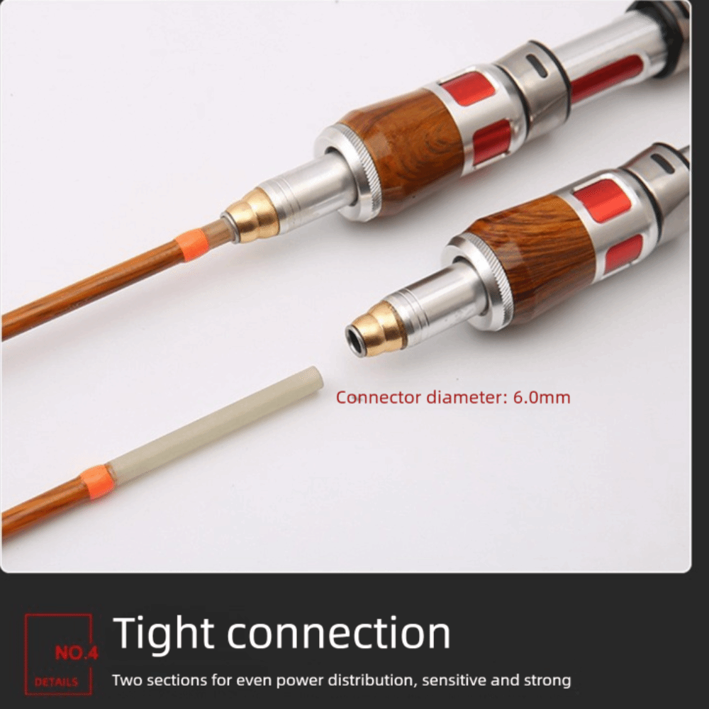 Fishing Rod Carbon Fiber - 4-teilige Spinnrute UL Power Casting Angelrute