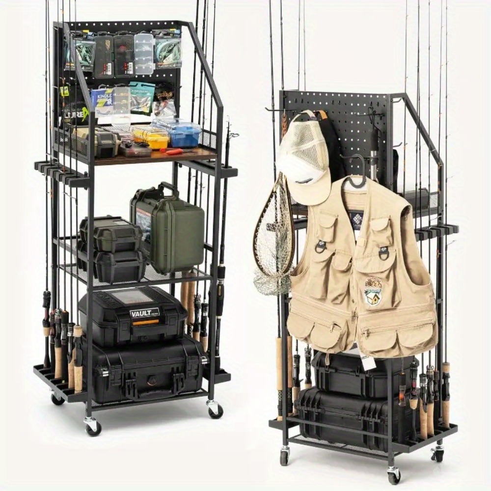 Fishing Rod Case - Angelrutenhalter für die Garage, Angelrutenhalter für
