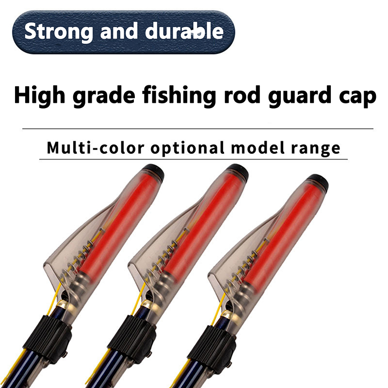 Fishing Rod Casting - 1 Stück Transparente Angelruten-Spitzenschutzkappe Rutenführungsschutzkappe Meeresruten-Schutzkappe
