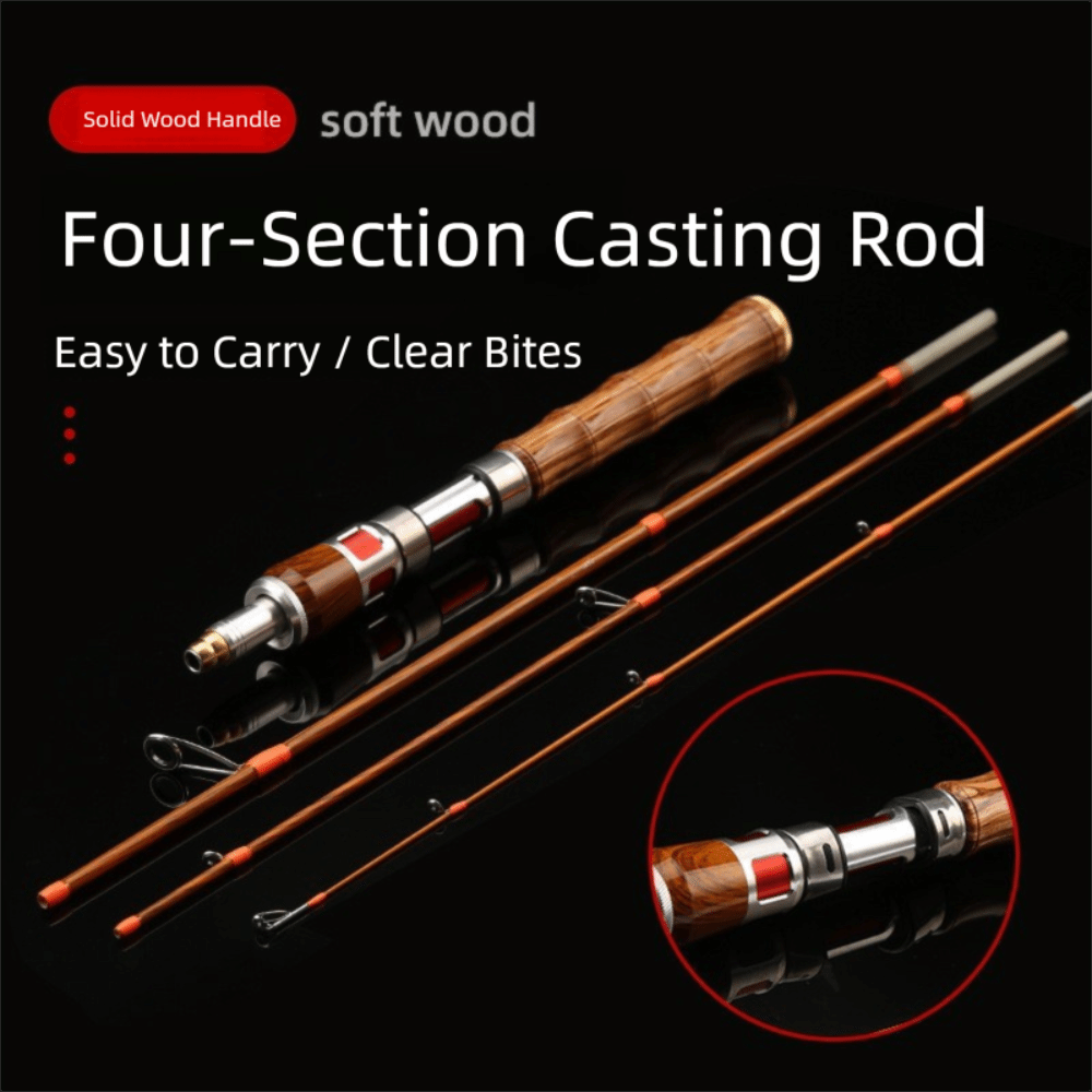 4-abschnitte Spinning Angelrut – Fishing Rod Carbon Fiber Bewertung und Preis