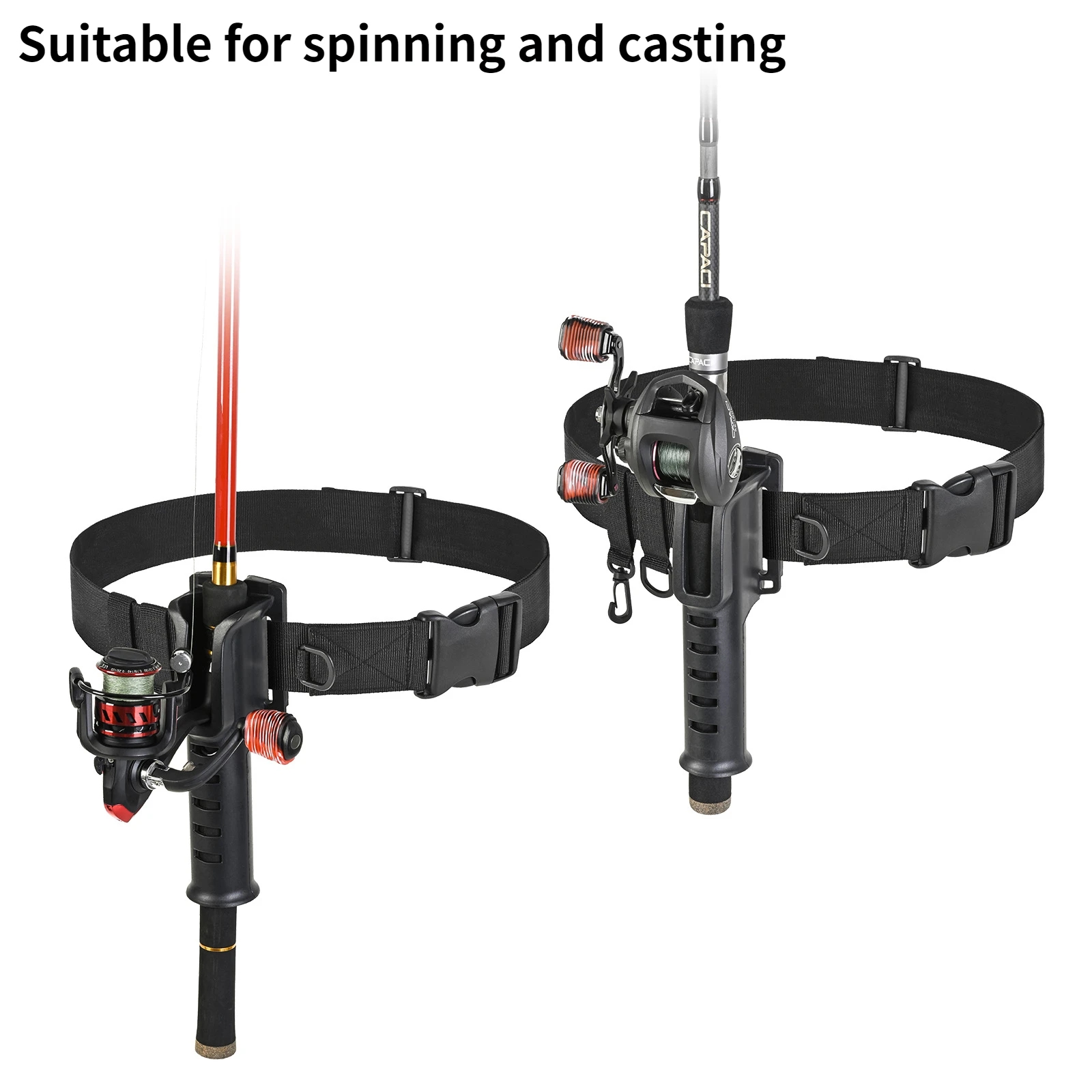 Hängende Angel gürtel halter v – Fishing Rod Casting Bewertung und Preis