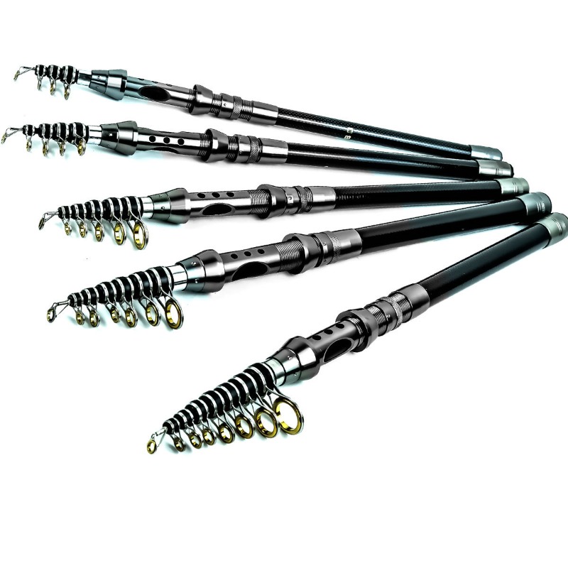 Kohlefaser-Teleskop-Angelruten – Fishing Rod Carbon Fiber Bewertung und Preis