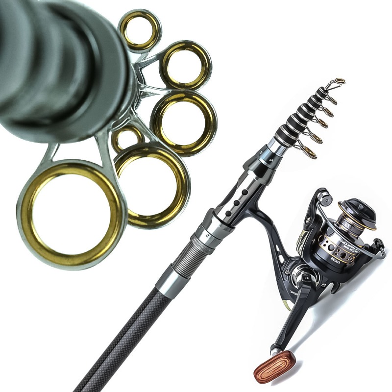 Kohlefaser-Teleskop-Angelruten – Fishing Rod Carbon Fiber Bewertung und Preis